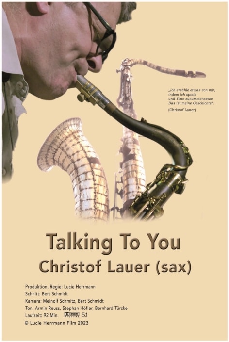 Filmplakat "Talking to you - Christof Lauer"